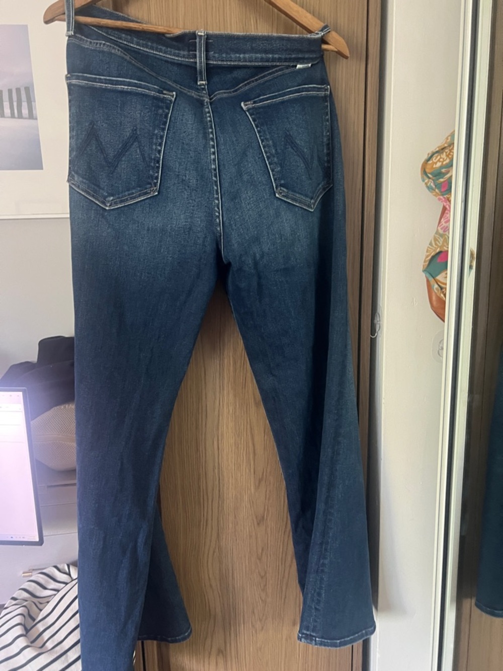 MOTHER Dark Blue Denim Jeans